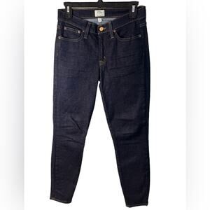 J Crew Women’s Toothpick Jeans Size 27 Ultra Dark Wash